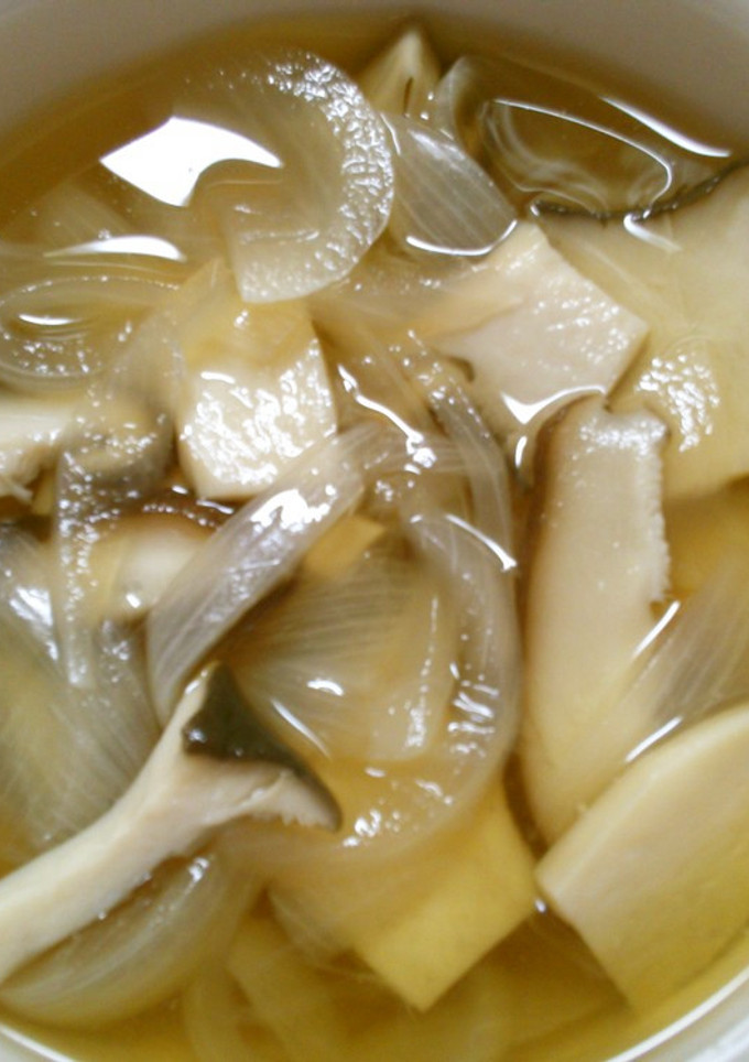 簡単さっぱり 玉ねぎとエリンギの白だし煮-レシピのメイン写真