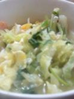 塩ラーメン味に変身キャベツスープ-レシピのメイン写真
