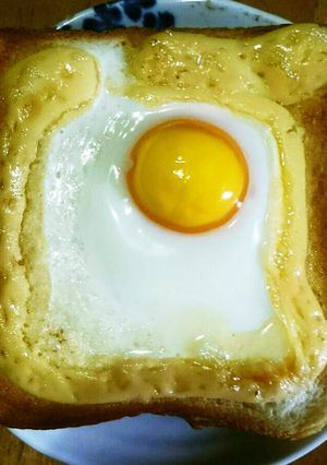 目玉焼きトースト-レシピのメイン写真