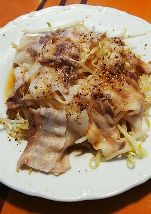 困ったときの時短♪豚もやチン!-レシピのメイン写真