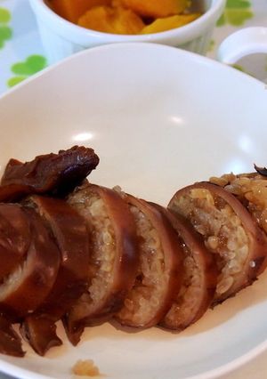 青森のヤリイカでイカ飯-レシピのメイン写真