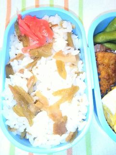 フキ煮の混ぜご飯♥残り物アレンジ✌-レシピのメイン写真