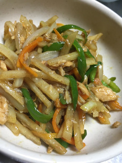 カレー粉の野菜炒め-レシピのメイン写真