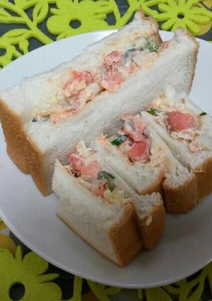 サンドの具に♪『ベジ鮭マヨ』♪-レシピのメイン写真