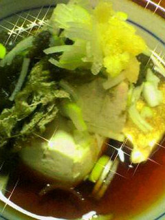 *酒のつまみに*あったまる~*湯豆腐☆-レシピのメイン写真