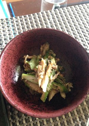 オクラと舞茸の簡単小鉢-レシピのメイン写真