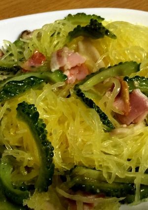 かぼちゃそーめんで朝食を-レシピのメイン写真