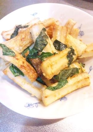 ちくわの大葉ポン酢炒め-レシピのメイン写真