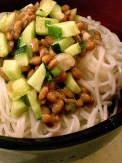 薬味たっぷり納豆そうめん-レシピのメイン写真