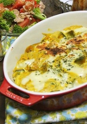カレー風味が美味しい！パンプキングラタン-レシピのメイン写真
