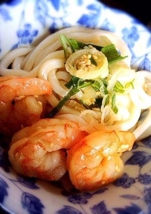 海老のさっぱり冷製うどん-レシピのメイン写真