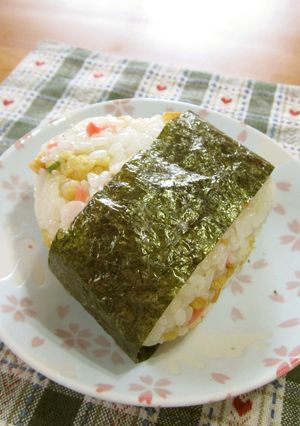 とっても簡単♪タコ焼き味のオニギリ-レシピのメイン写真
