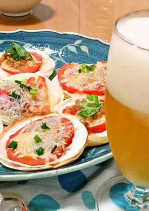 簡単つまみ・餃子の皮のパリパリトマトピザ-レシピのメイン写真