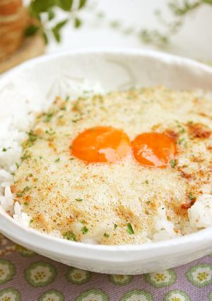 カレー風味の納豆卵かけごはん-レシピのメイン写真