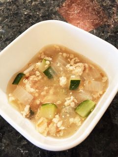 【離乳食後期】野菜とひき肉の和風あんかけ-レシピのメイン写真