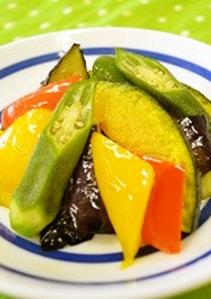 夏野菜の揚げ浸し-レシピのメイン写真