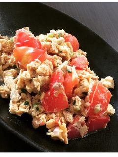 トマトとツナの卵炒め-レシピのメイン写真