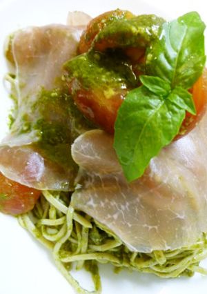 SOY PASTAでジェノベーゼ-レシピのメイン写真