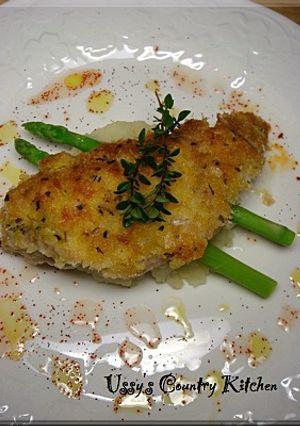 鶏もも肉のハーブパン粉焼き-レシピのメイン写真