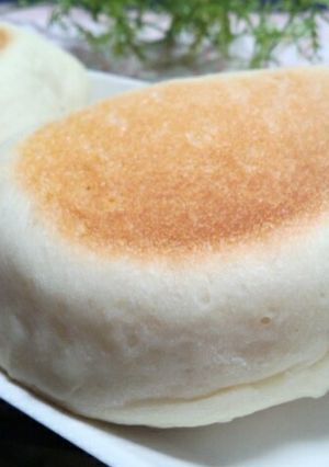 フライパンでクリームパン(ナン生地使用)-レシピのメイン写真