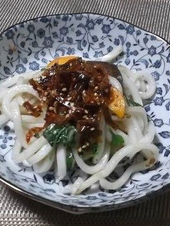 那古野の華としいたけとクレソンの焼うどん-レシピのメイン写真