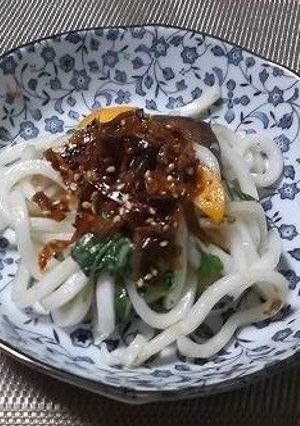 那古野の華としいたけとクレソンの焼うどん-レシピのメイン写真