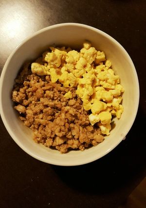 ぼそぼそ感ゼロ！しっとり鶏そぼろ☆-レシピのメイン写真