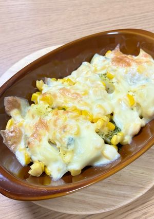 じゃがいもとコーン缶のチーズ焼き-レシピのメイン写真