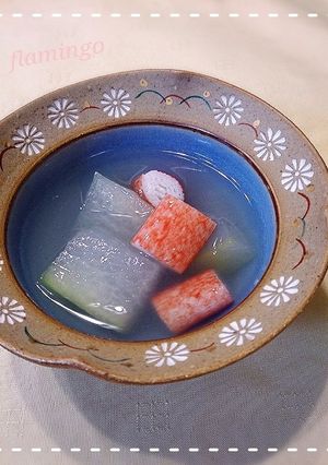 冷た～いゼリーみたいなとうがん寄せ-レシピのメイン写真