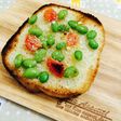塩トマトと枝豆の夏トースト