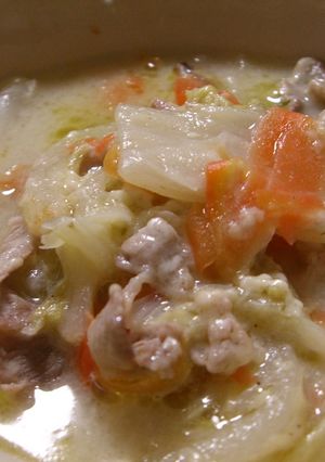 白菜のチーズスープシチュー-レシピのメイン写真