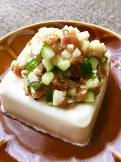 金山寺味噌&夏の香味野菜のせ冷奴-レシピのメイン写真