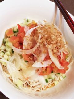 野菜ぶっかけそうめん-レシピのメイン写真