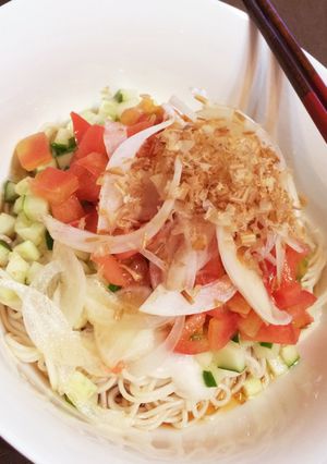 野菜ぶっかけそうめん-レシピのメイン写真