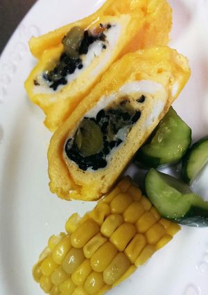 ひじき卵焼き-レシピのメイン写真