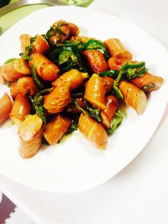 ☆ウィンナーとピーマンのカレー風味炒め☆-レシピのメイン写真