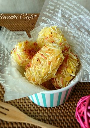 素麺でコーンポテトのココナッツオイル焼き-レシピのメイン写真