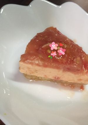 トマトレアチーズケーキ-レシピのメイン写真