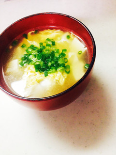 ☆お豆腐たっぷり中華卵スープ☆-レシピのメイン写真