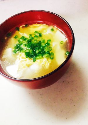 ☆お豆腐たっぷり中華卵スープ☆-レシピのメイン写真
