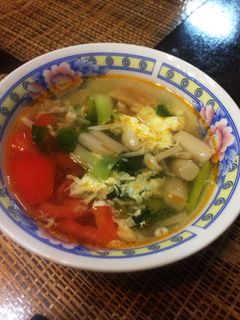 さっぱり!トマトと卵のスープ〜酸辣湯-レシピのメイン写真