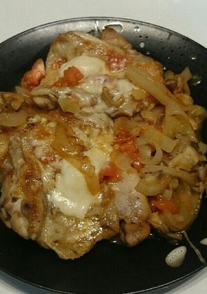 ピザ風鳥モモ肉のトマトソテー-レシピのメイン写真