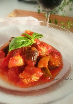 鶏胸肉と夏野菜の煮込み✾ラタトゥイユ-レシピのメイン写真