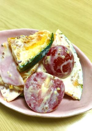 かぼちゃのハニーマスタードサラダ-レシピのメイン写真