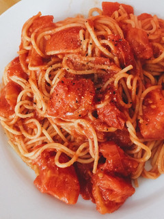 旅人に教えてもらった トマトパスタ-レシピのメイン写真