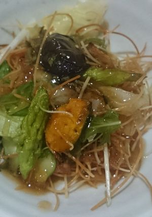 パリパリそうめんの生姜あんかけ♪-レシピのメイン写真