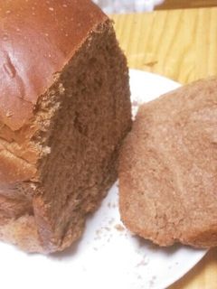 中はふわっとHBで簡単★半斤ココアパン★-レシピのメイン写真