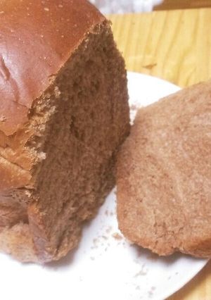 中はふわっとHBで簡単★半斤ココアパン★-レシピのメイン写真