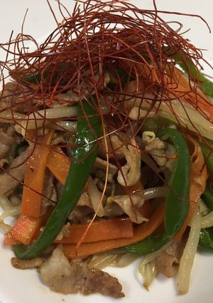 簡単‼ニンニク醤油で肉野菜炒め-レシピのメイン写真