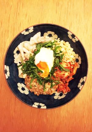 簡単ランチ☆納豆キムチうどん☆-レシピのメイン写真